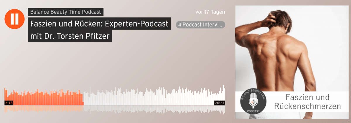 Podcastinterview - Warum bei Rückenschmerzen die Faszien lösen