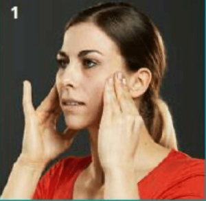 CMD-Übungen starken Kaumuskel massieren