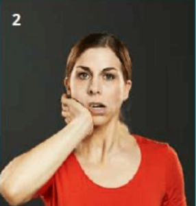 CMD-Übungen Unterkiefer wackeln lassen