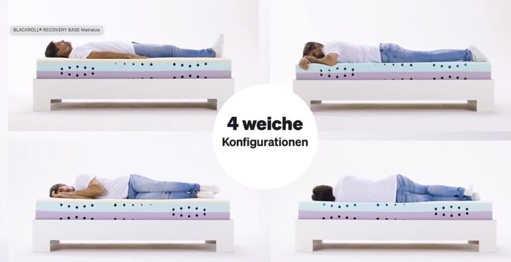 Blackroll Matratze Test Erfahrungen weiche Konfigurationen
