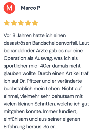 Feedback Myofaszial Therapie