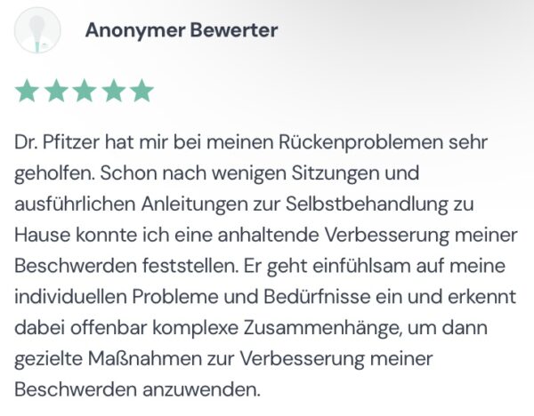 Feedback Myofaszial Therapie